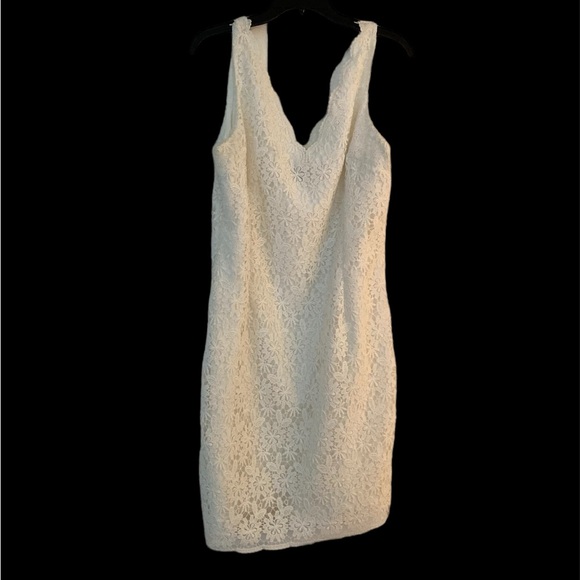 Ann Taylor V neck midi dress - Picture 3 of 10